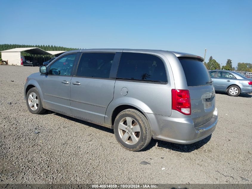 VIN 2C4RDGBG9DR735957 2013 Dodge Grand Caravan, SE no.3