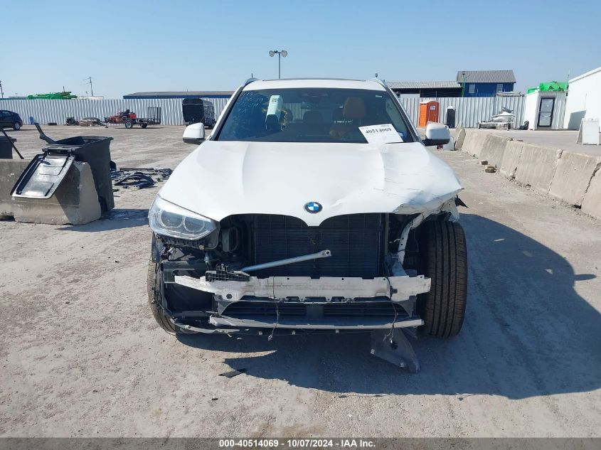 2021 BMW X3 Sdrive30I VIN: 5UXTY3C07M9H88586 Lot: 40514069