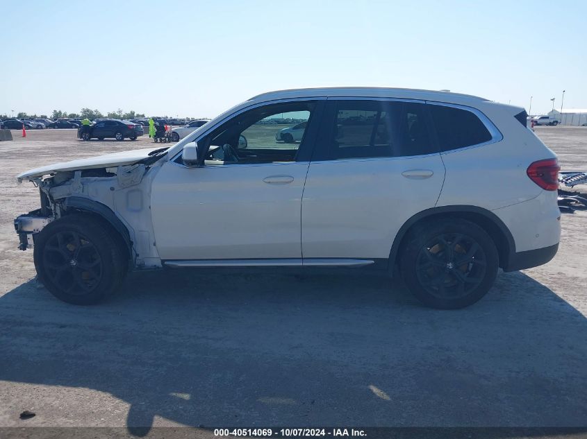 2021 BMW X3 Sdrive30I VIN: 5UXTY3C07M9H88586 Lot: 40514069