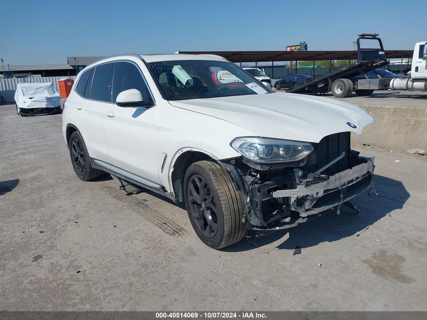 2021 BMW X3 SDRIVE30I VIN: 5UXTY3C07M9H88586