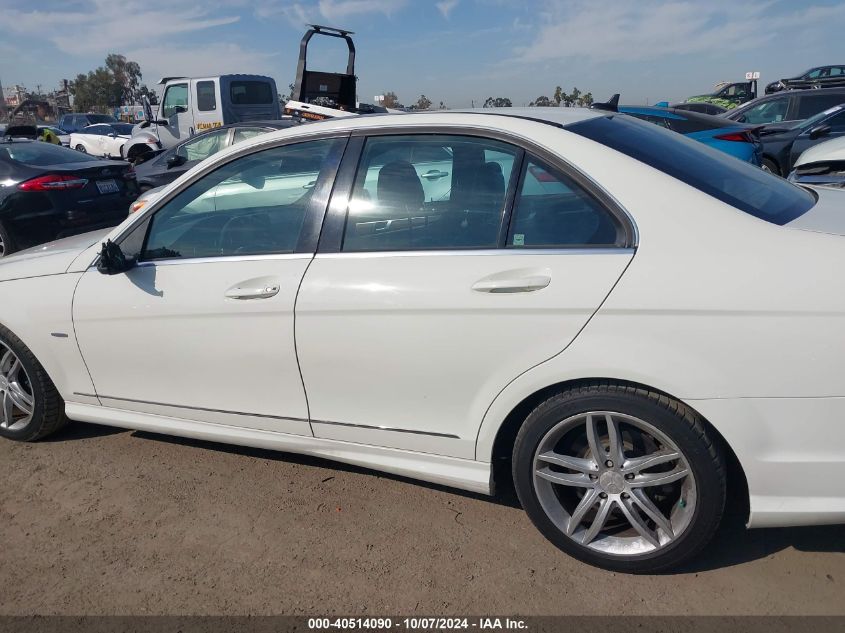 WDDGF4HB2CA639544 2012 Mercedes-Benz C 250 Luxury/Sport