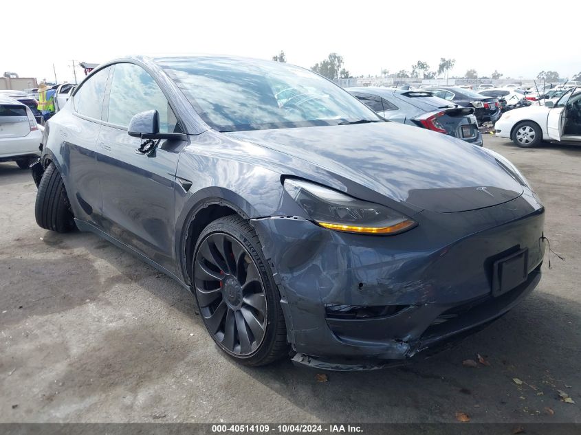 7SAYGDEF8NF557513 2022 TESLA MODEL Y