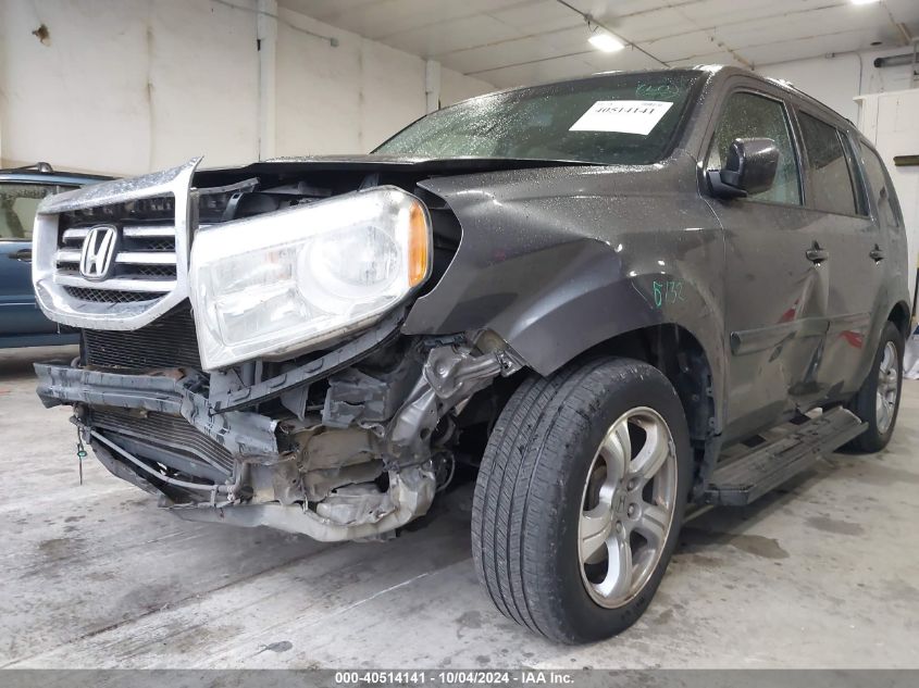 5FNYF4H5XEB013517 2014 Honda Pilot Ex-L