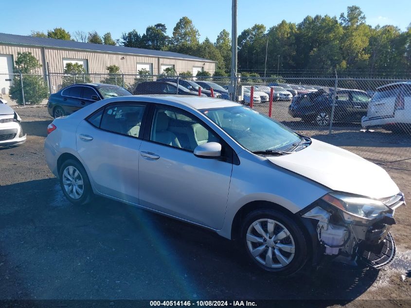 2015 TOYOTA COROLLA LE - 2T1BURHE4FC298777