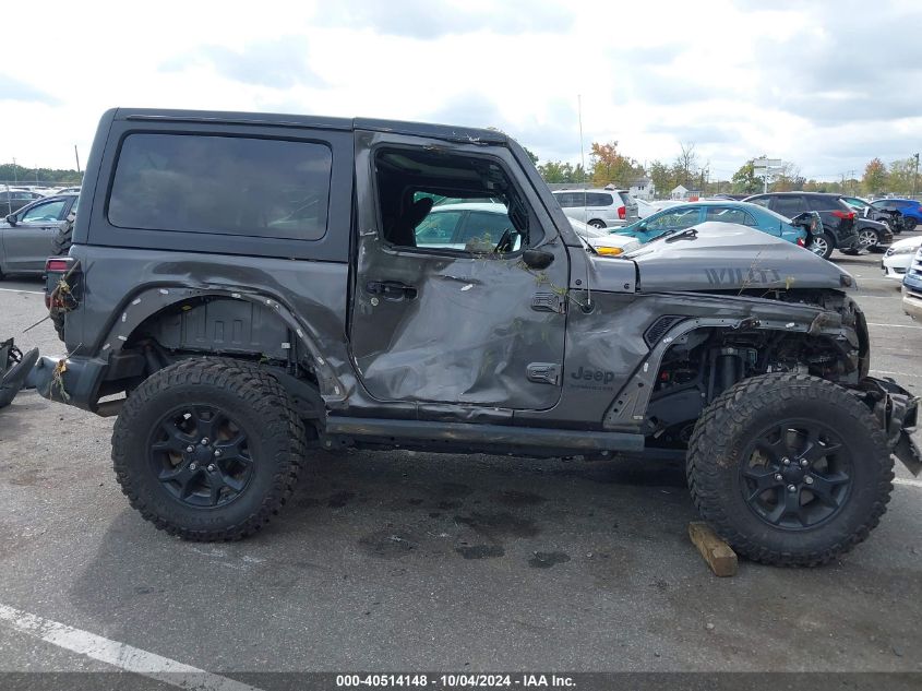 2021 Jeep Wrangler Willys 4X4 VIN: 1C4GJXAN6MW810329 Lot: 40514148