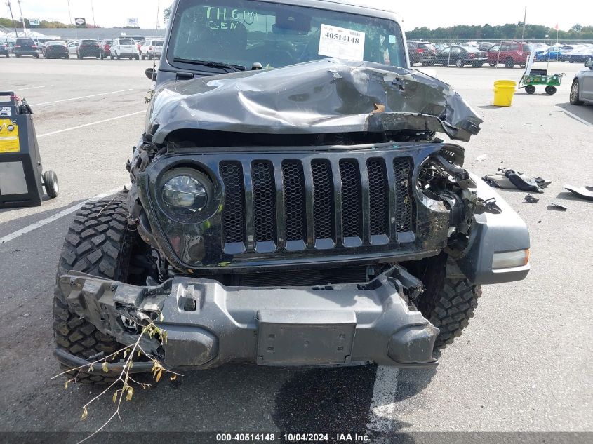 2021 Jeep Wrangler Willys 4X4 VIN: 1C4GJXAN6MW810329 Lot: 40514148