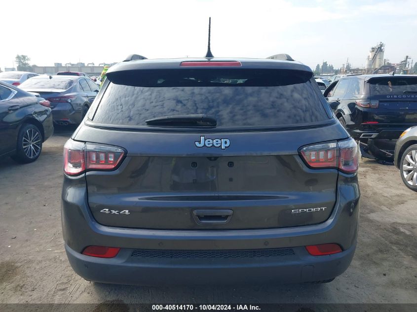 2017 Jeep New Compass Sport 4X4 VIN: 3C4NJDAB8HT647335 Lot: 40514170