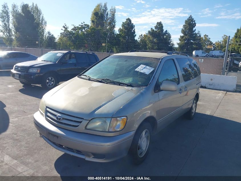 2003 Toyota Sienna Le VIN: 4T3ZF13C73U522500 Lot: 40514191