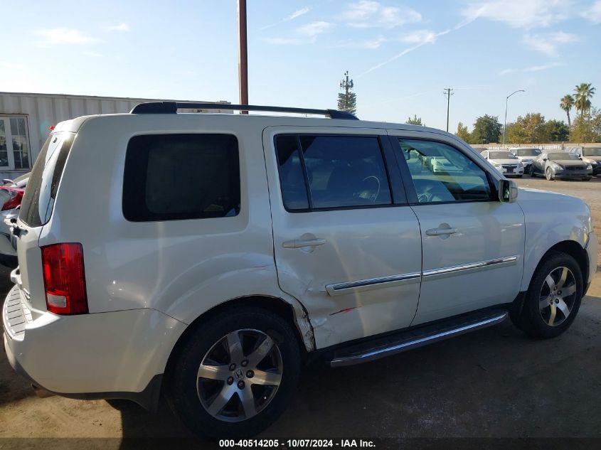 2013 Honda Pilot Touring VIN: 5FNYF4H97DB017980 Lot: 40514205