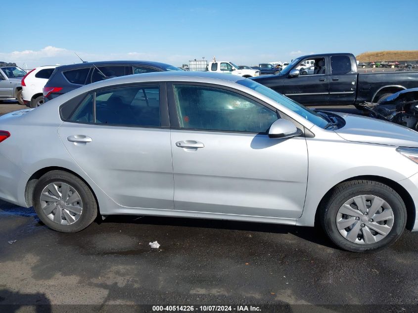 2020 Kia Rio Lx VIN: 3KPA24AD9LE343439 Lot: 40514226