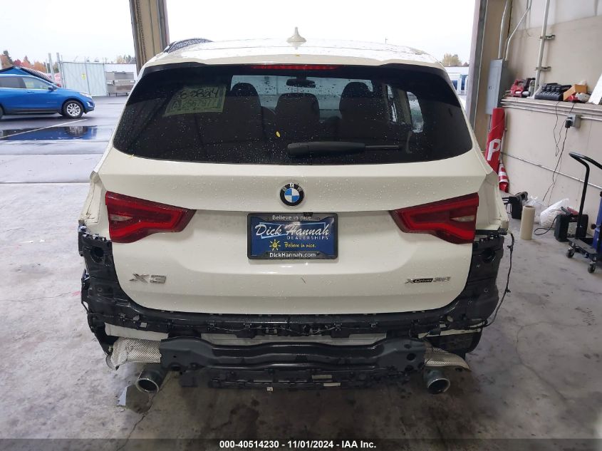 2018 BMW X3 xDrive30I VIN: 5UXTR9C55JLD73986 Lot: 40514230