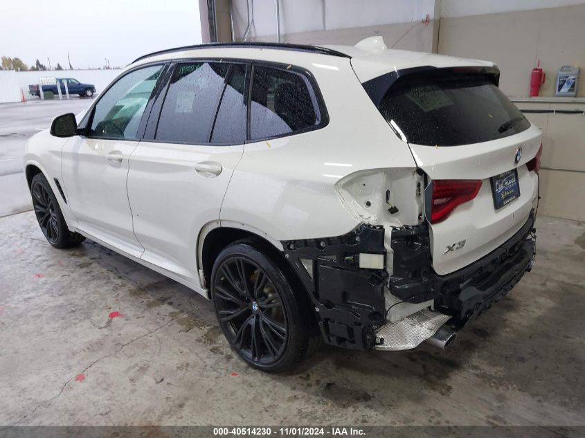 VIN 5UXTR9C55JLD73986 2018 BMW X3, Xdrive30I no.3