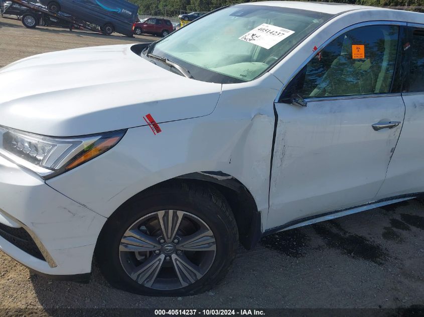 2020 Acura Mdx Standard VIN: 5J8YD4H32LL016170 Lot: 40514237