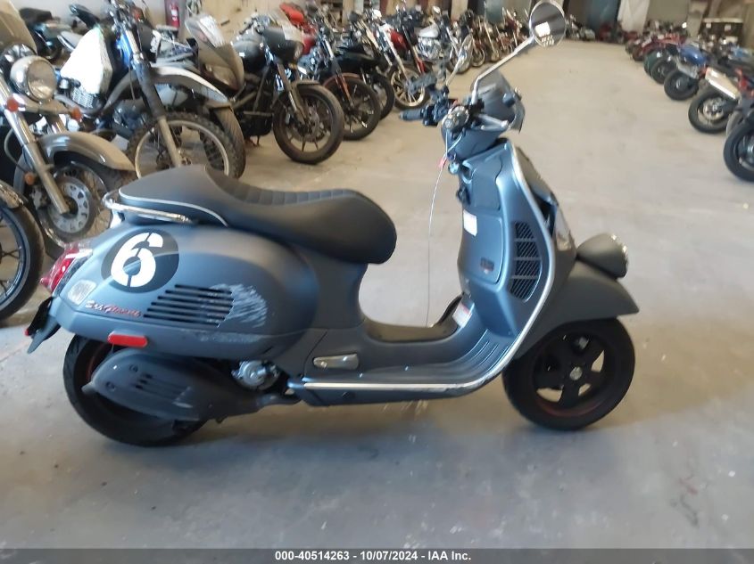 2021 Vespa Gts/Sei Giorni VIN: ZAPMA39M0M5400377 Lot: 40514263