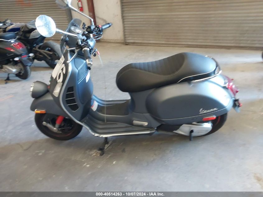 2021 Vespa Gts/Sei Giorni VIN: ZAPMA39M0M5400377 Lot: 40514263