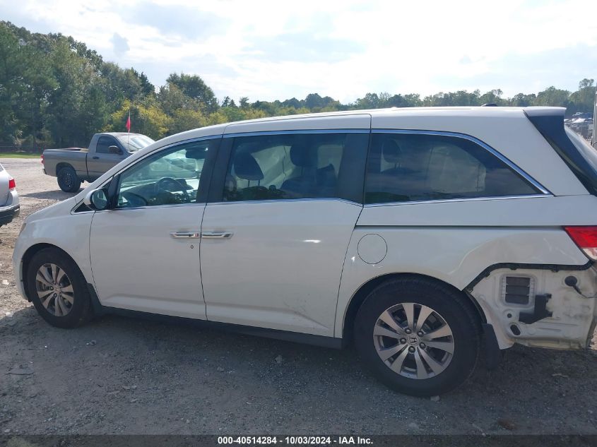 2016 Honda Odyssey Ex-L VIN: 5FNRL5H67GB116800 Lot: 40514284