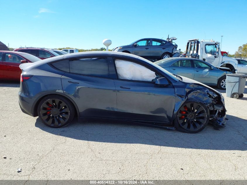 2020 Tesla Model Y Long Range Dual Motor All-Wheel Drive/Performance Dual Motor All-Wheel Drive VIN: 5YJYGDEF3LF046804 Lot: 40514322