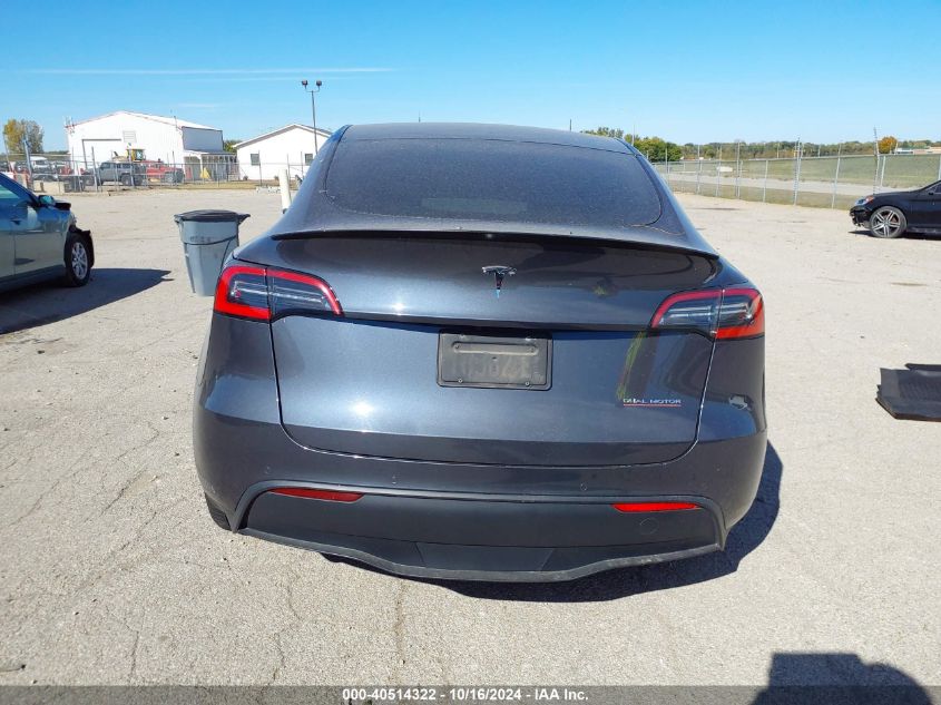 2020 Tesla Model Y Long Range Dual Motor All-Wheel Drive/Performance Dual Motor All-Wheel Drive VIN: 5YJYGDEF3LF046804 Lot: 40514322