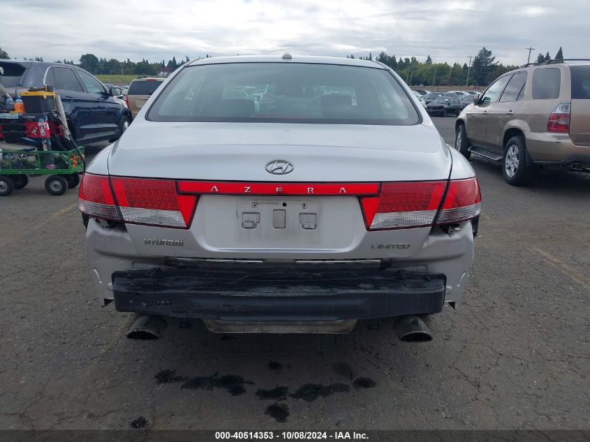 KMHFC46F68A332546 2008 Hyundai Azera Limited