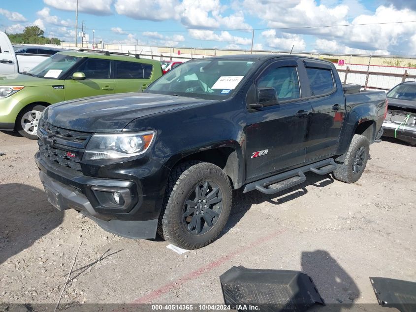 VIN 1GCGTDEN2M1142321 2021 CHEVROLET COLORADO no.2