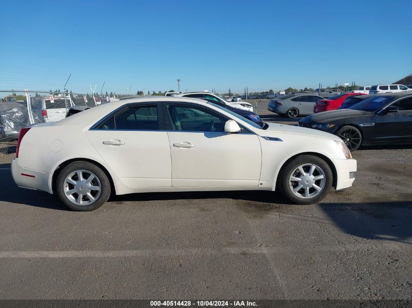 2009 Cadillac Cts Standard VIN: 1G6DFS77790100998 Lot: 40514428