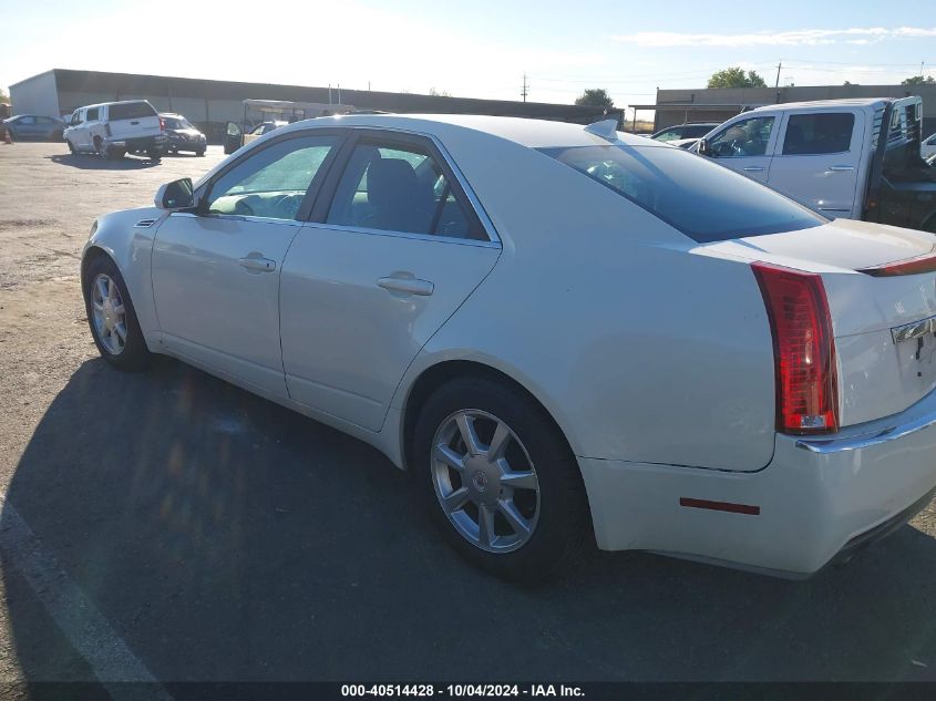 2009 Cadillac Cts Standard VIN: 1G6DFS77790100998 Lot: 40514428