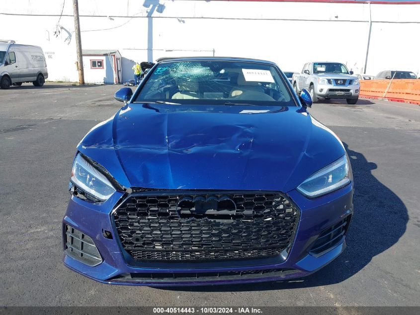 2018 Audi A5 2.0T Premium VIN: WAUYNGF59JN018126 Lot: 40514443