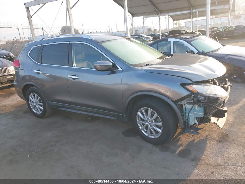 2017 Nissan Rogue Sv VIN: KNMAT2MTXHP587385 Lot: 40514456