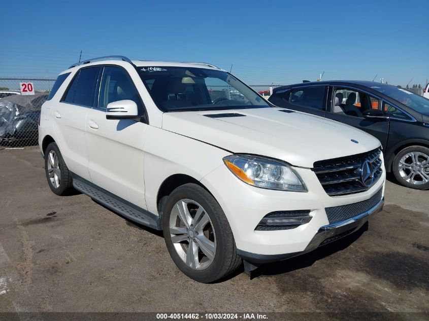 4JGDA5HB3EA347837 2014 Mercedes-Benz Ml 350 4Matic