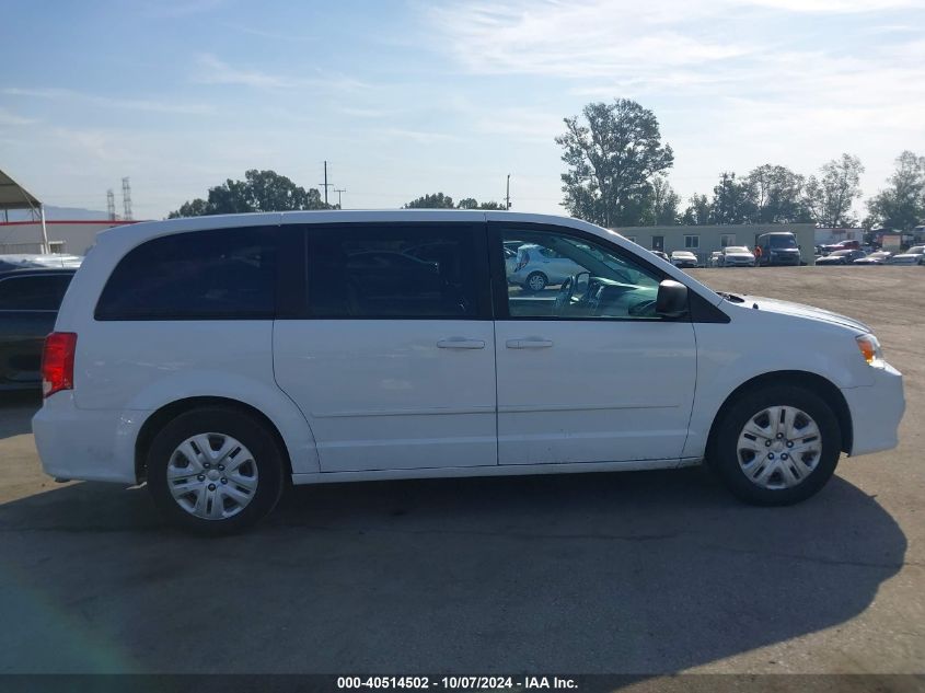 2015 Dodge Grand Caravan Se VIN: 2C4RDGBG7FR613987 Lot: 40514502