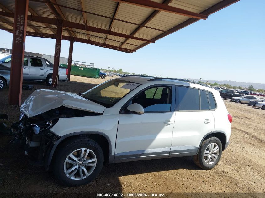 2015 Volkswagen Tiguan S VIN: WVGAV7AX3FW613791 Lot: 40514522