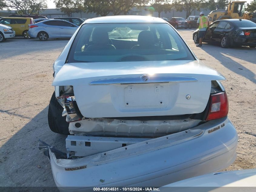 2001 Mercury Sable Ls VIN: 1MEHM53U41A637499 Lot: 40514531