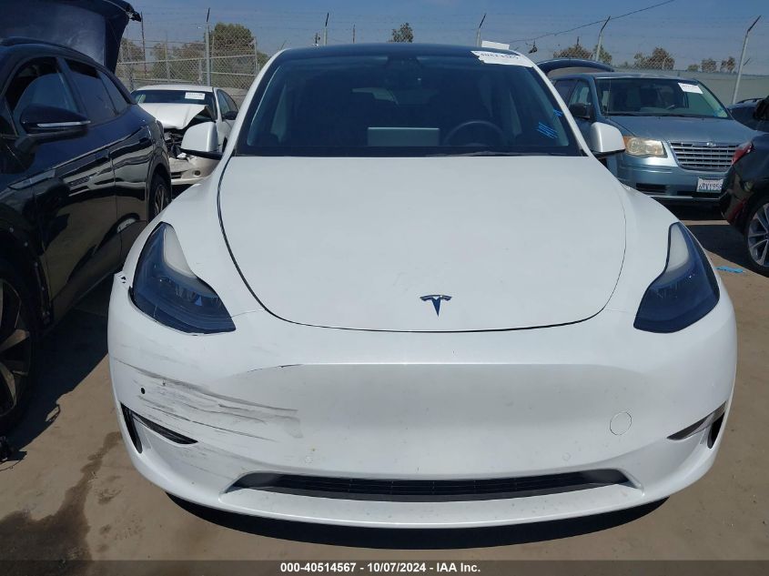 2022 Tesla Model Y Performance Dual Motor All-Wheel Drive VIN: 7SAYGDEF8NF409197 Lot: 40514567