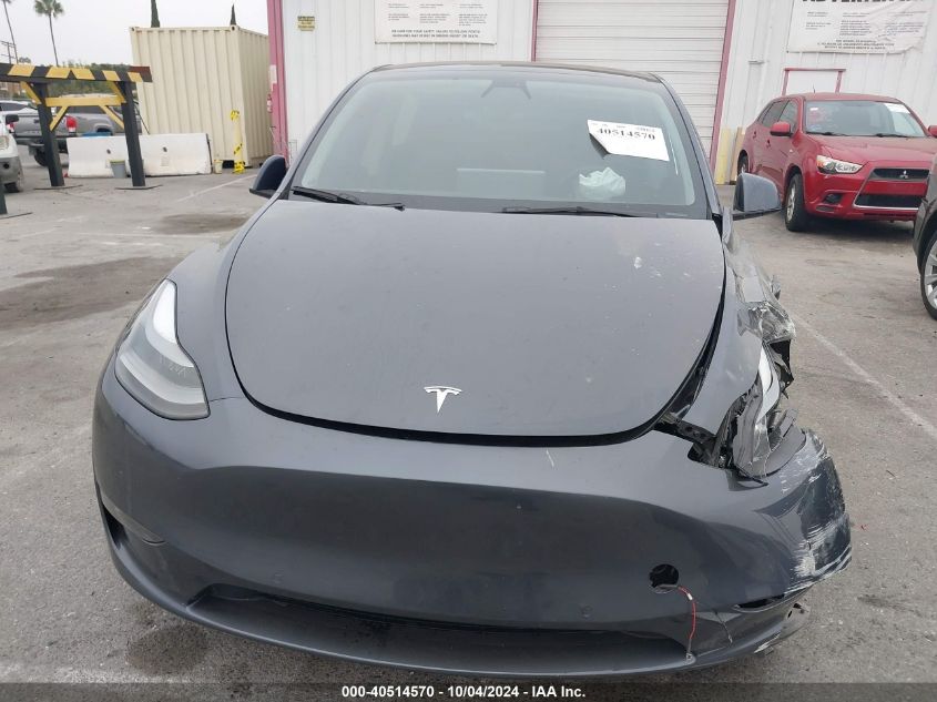 2022 Tesla Model Y Performance Dual Motor All-Wheel Drive VIN: 7SAYGDEF6NF404581 Lot: 40514570