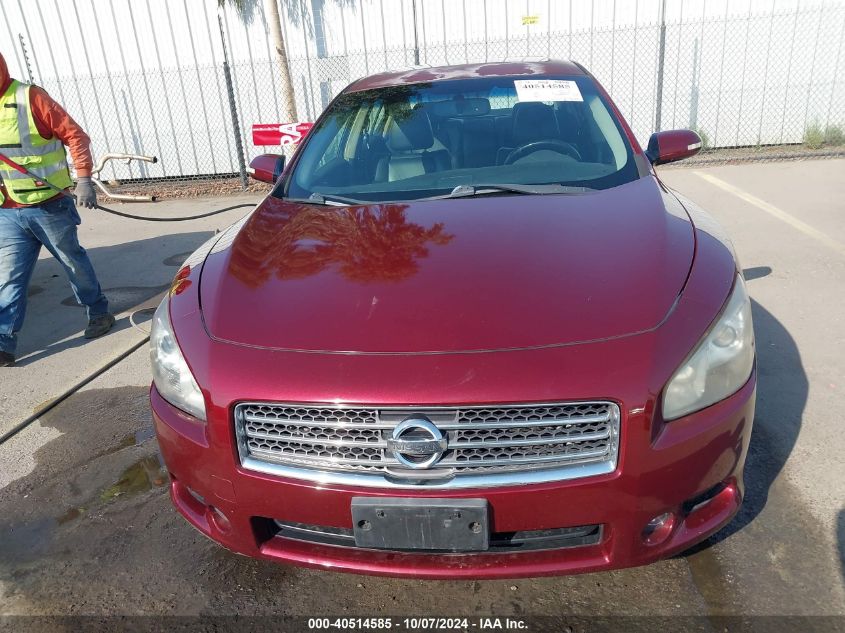 2010 Nissan Maxima S/Sv VIN: 1N4AA5AP1AC856097 Lot: 40514585