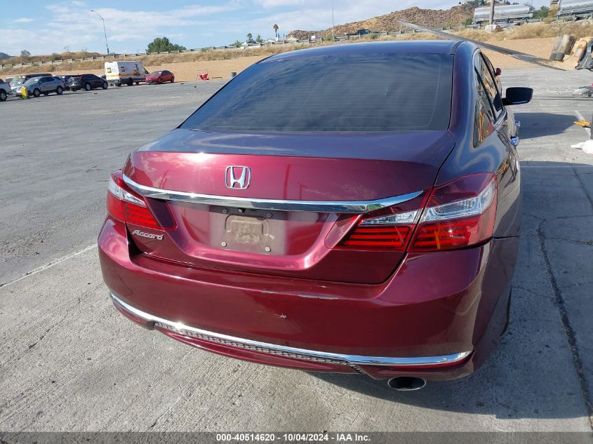 2016 Honda Accord Lx VIN: 1HGCR2F38GA104077 Lot: 40514620