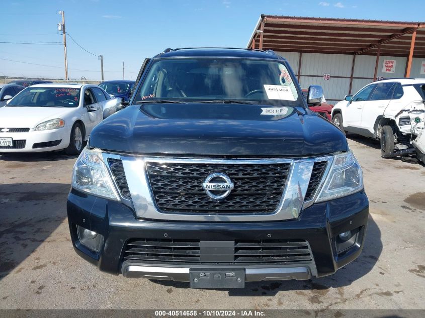 2020 Nissan Armada Sl 2Wd VIN: JN8AY2ND0L9105792 Lot: 40514658