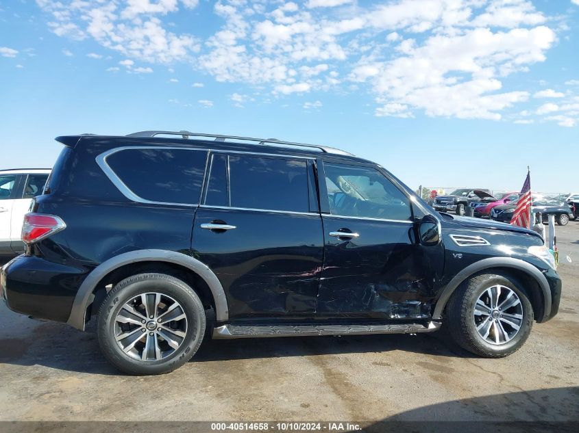 2020 Nissan Armada Sl 2Wd VIN: JN8AY2ND0L9105792 Lot: 40514658