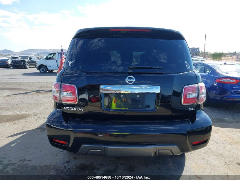 2020 Nissan Armada Sl 2Wd VIN: JN8AY2ND0L9105792 Lot: 40514658