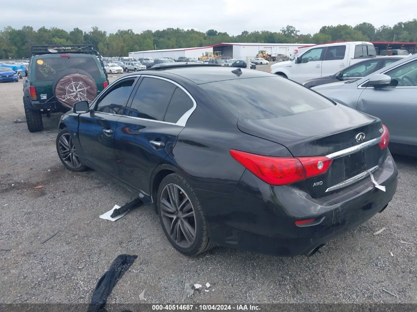 JN1BV7AR4EM699717 2014 Infiniti Q50 Premium