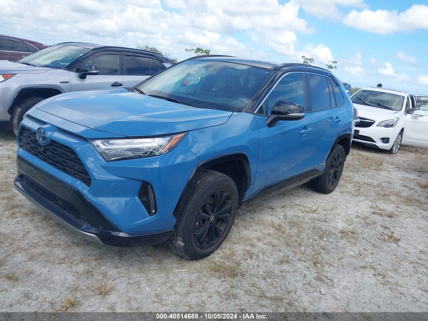 VIN 4T3E6RFVXNU080888 2022 TOYOTA RAV4 HYBRID XSE