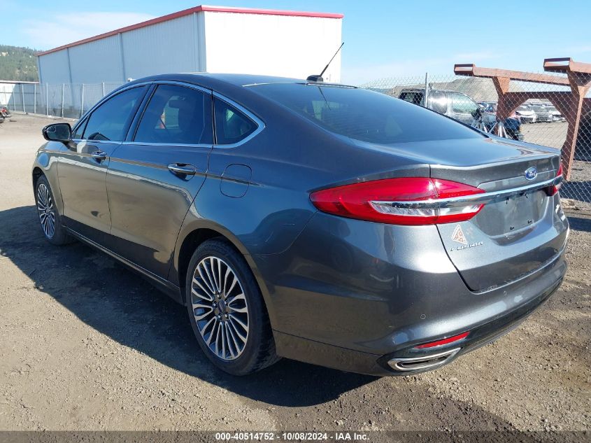 2017 FORD FUSION SE - 3FA6P0H94HR167889