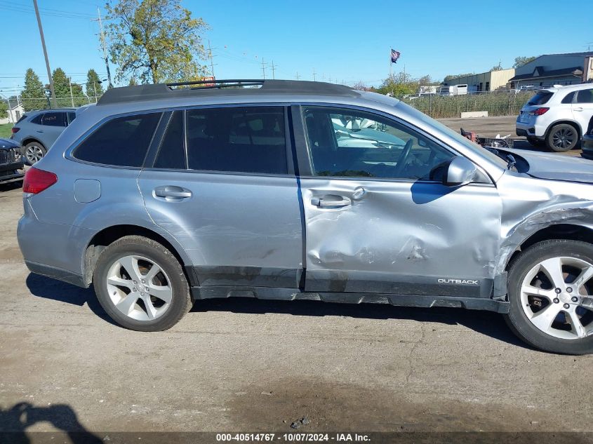 2014 Subaru Outback 2.5I Premium VIN: 4S4BRCDC7E3200833 Lot: 40514767