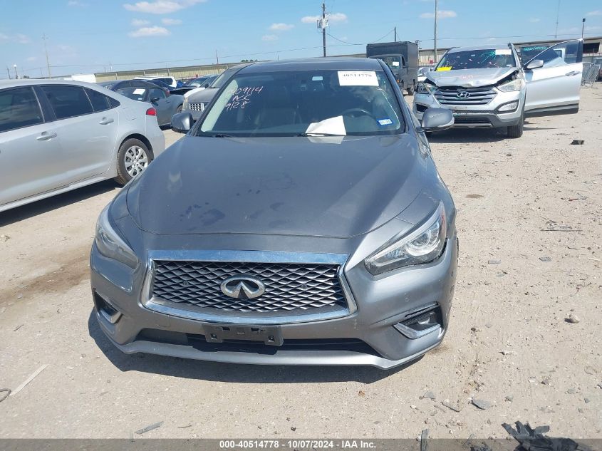 2021 Infiniti Q50 Luxe VIN: JN1EV7BP4MM702611 Lot: 40514778