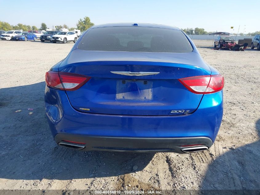 2016 Chrysler 200 S VIN: 1C3CCCBG8GN176568 Lot: 40514810