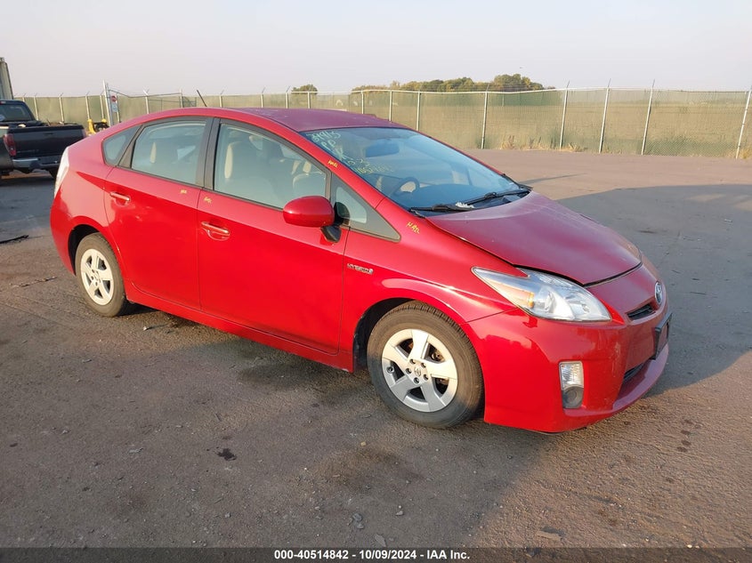 2010 TOYOTA PRIUS VIN: JTDKN3DU6A5065836