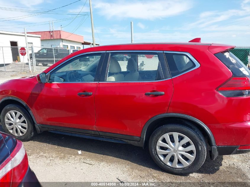 2017 Nissan Rogue S VIN: JN8AT2MT9HW392114 Lot: 40514958