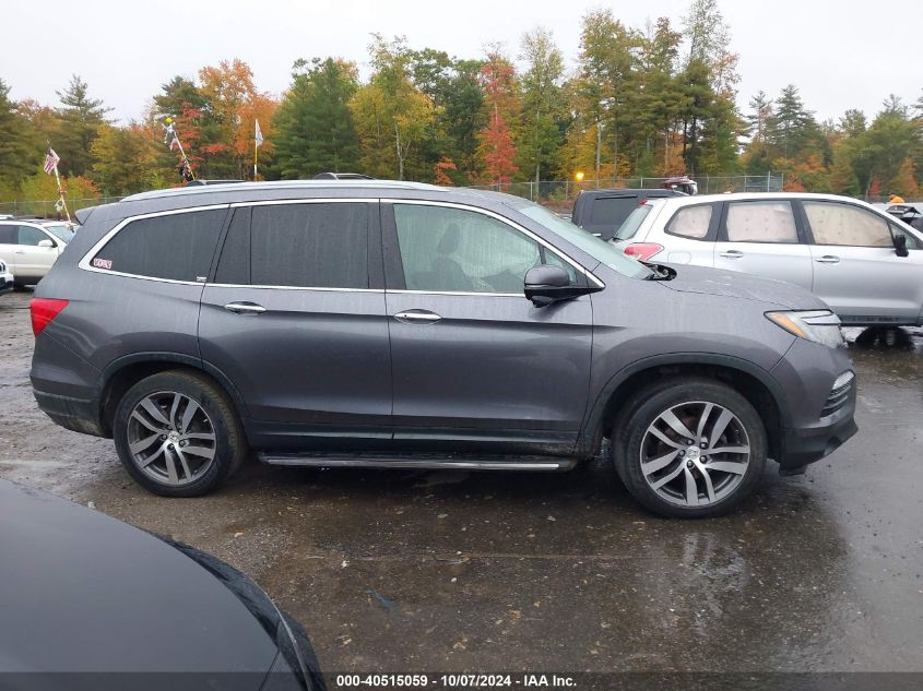 2017 Honda Pilot Touring VIN: 5FNYF6H9XHB019255 Lot: 40515059