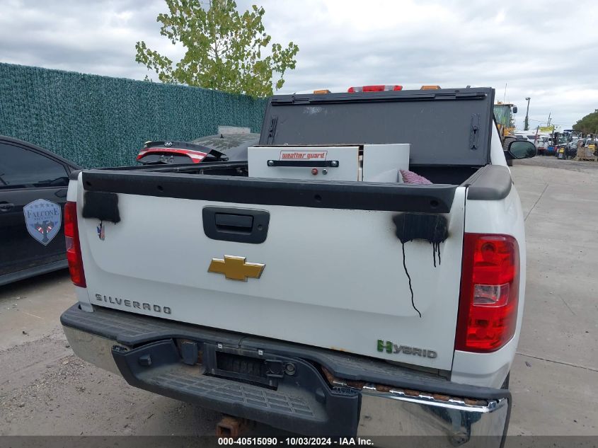 2012 Chevrolet Silverado 1500 Hybrid 1Hy VIN: 3GCUKUEJ7CG293139 Lot: 40515090