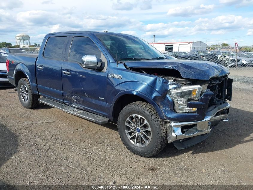 2016 FORD F-150 LARIAT - 1FTEW1EP9GFB94566